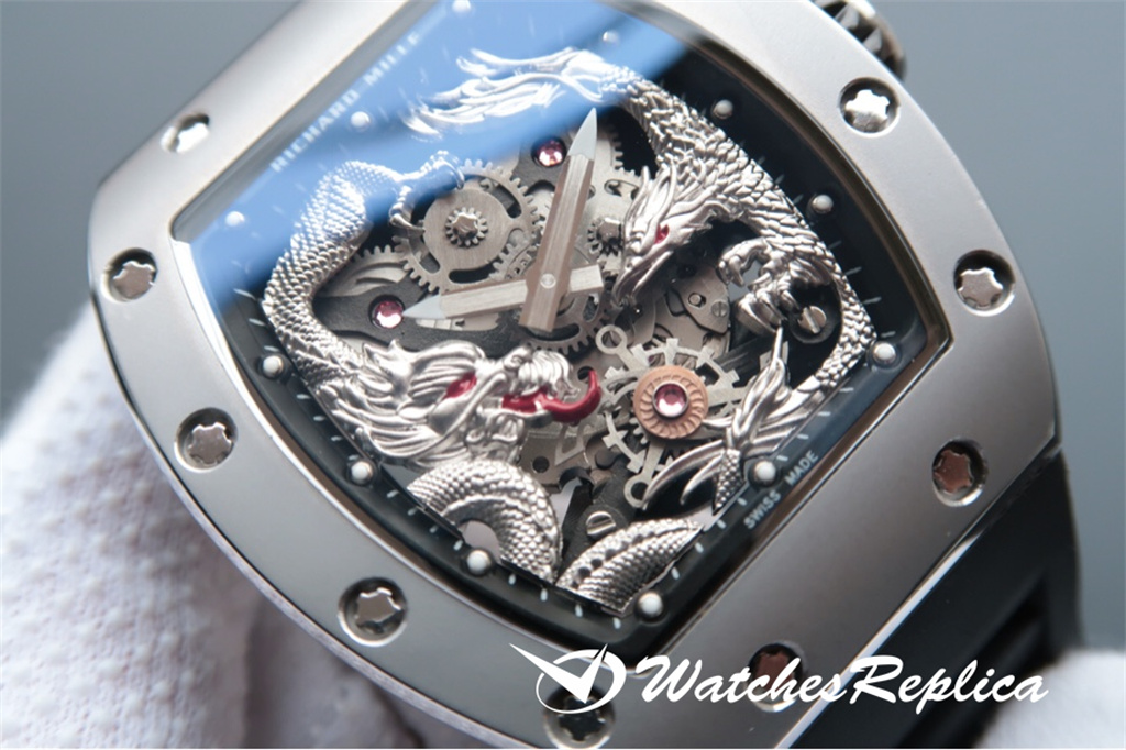 Caldo A Buon Mercato Richard Mille RM57-01 L'Ultima "Jackie Chan Series" Dragon E Phoenix Orologi Replica-2
