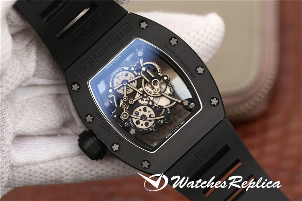 Richard Mille RM055 Orologi Replica In Ceramica-12