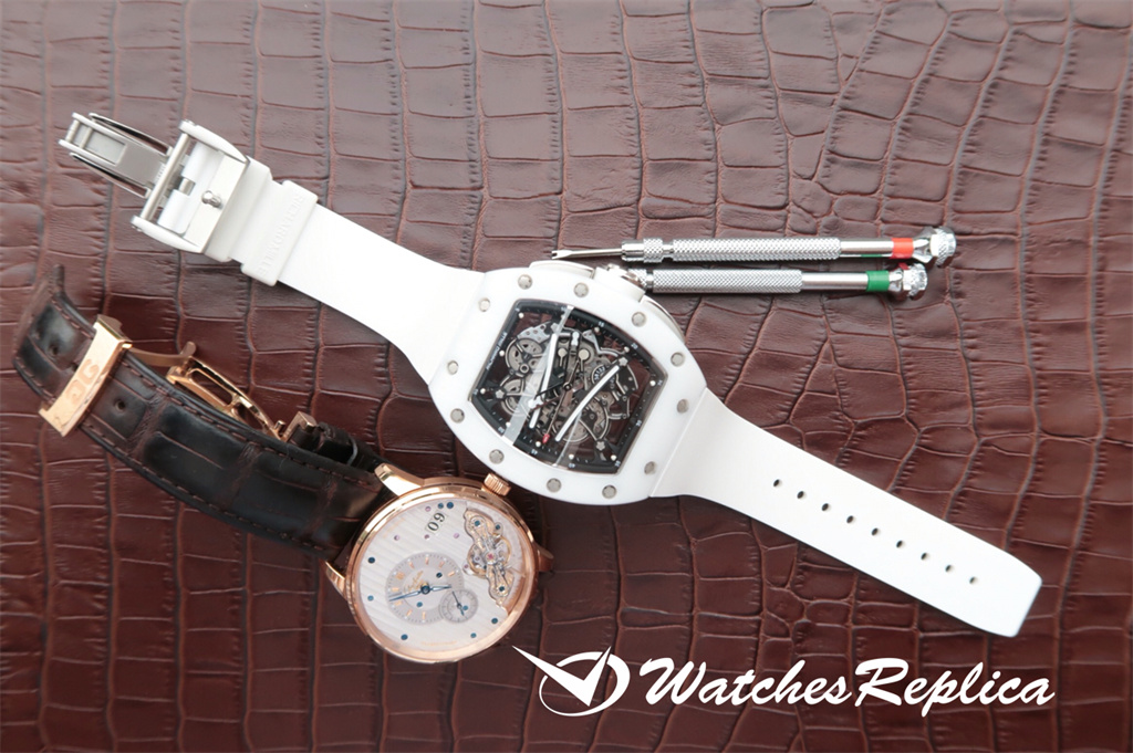 Design Esatto Richard Mille RM Tzp Tetragonal Zirconia Orologi Replica In Porcellana In Porcellana-8