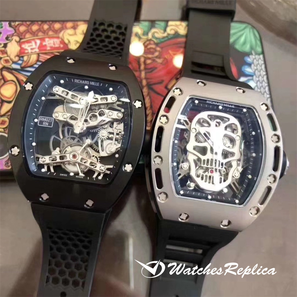 Hot Economici Richard Mille RM027 Orologi Replica Tourbillon-9