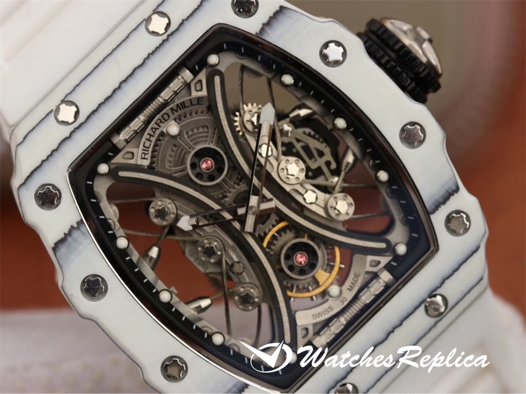 Caldo A Buon Mercato Richard Mille RM53-01 Tpt Carbon Fibre Orologi Replica-3