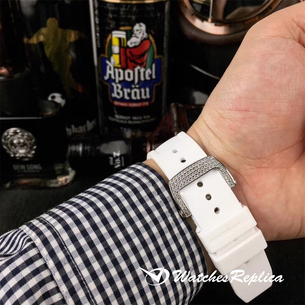 AAA Richard Mille Starry Cech Square Diamond + Swarovski Super Diamond Version Orologi Replica-3