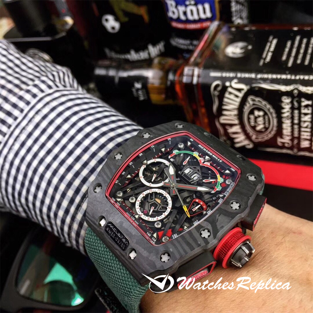 Richard Mille RM011 Series Carbon Fibre Upgrade V2 Orologi Replica-1