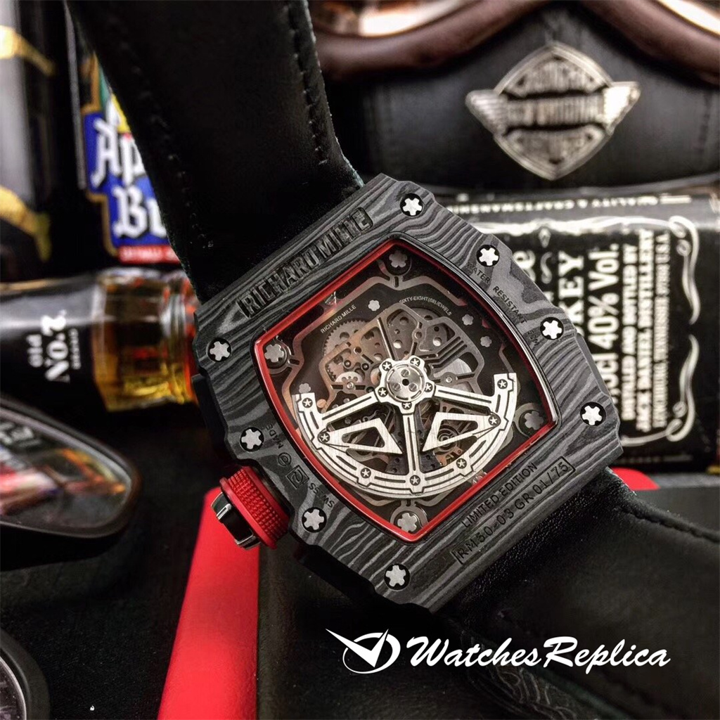 Richard Mille RM011 Series Carbon Fibre Upgrade V2 Orologi Replica-4