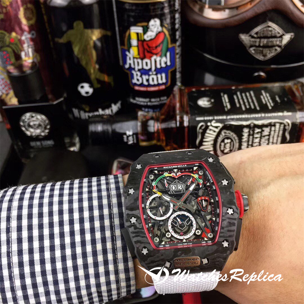 Richard Mille RM011 Series Carbon Fibre Upgrade V2 Orologi Replica-6