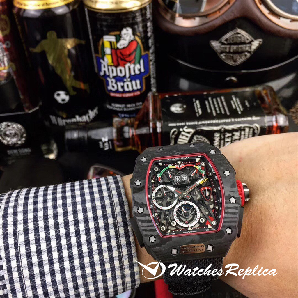 Richard Mille RM011 Series Carbon Fibre Upgrade V2 Orologi Replica-7