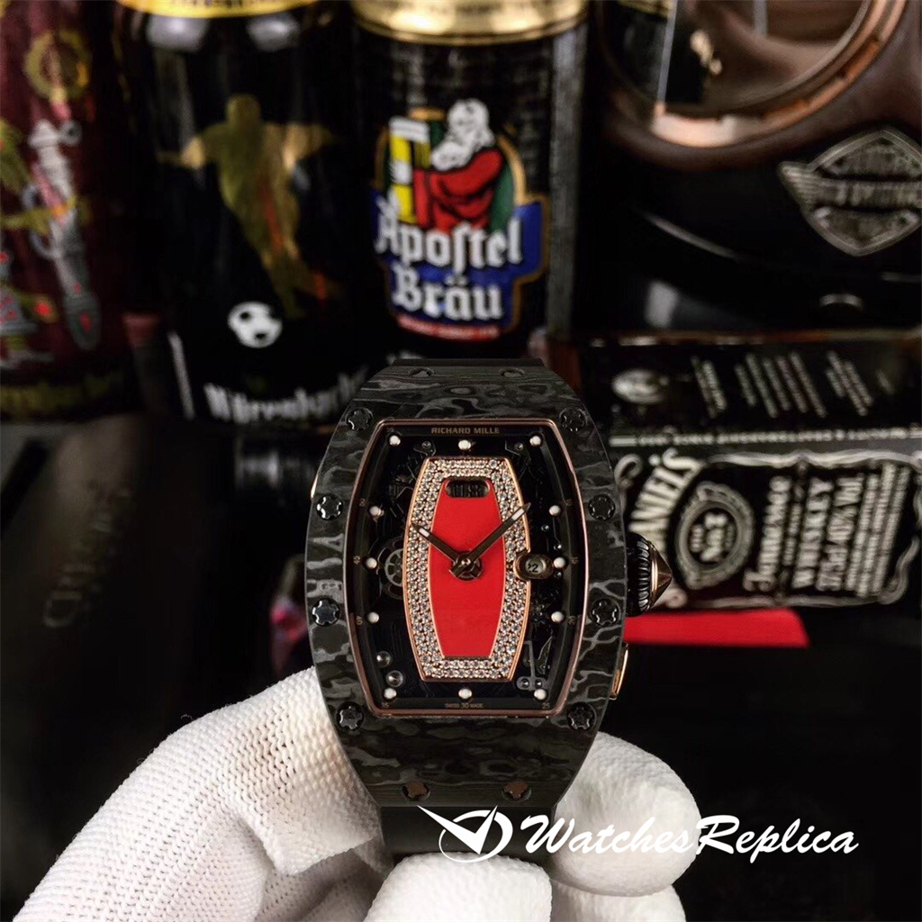 Richard Mille RM037 Red Lip Shell Face Series Orologi Replica-6