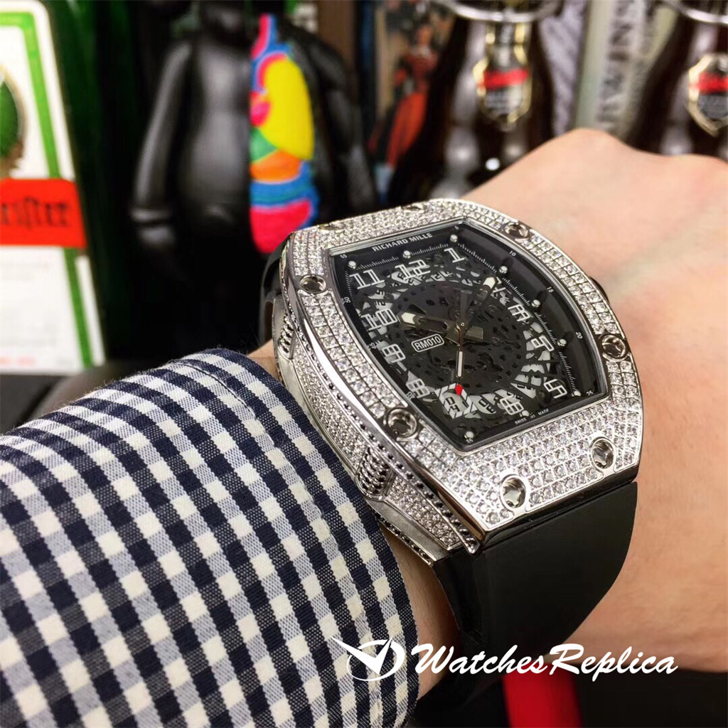 Richard Mille RM010 New Craftsmanship, Fashion E More Avant-Garde Hollow Design Ultimi Modelli Speciali Orologi Replica-2