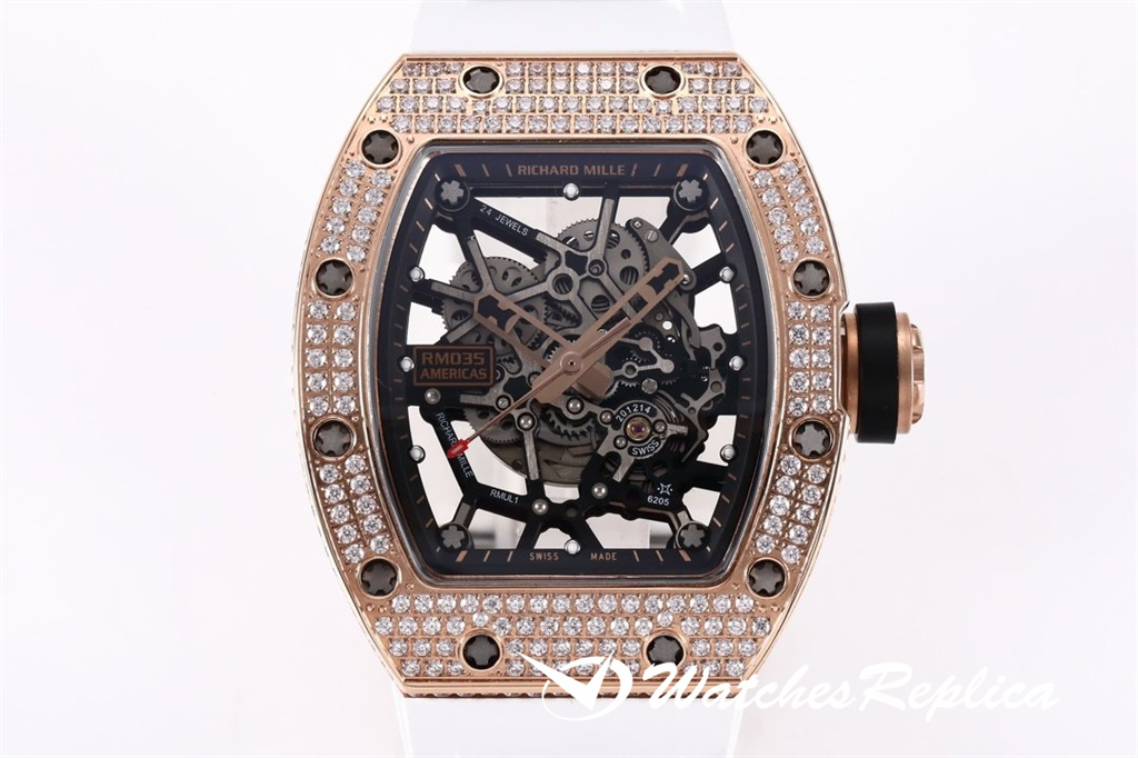 AAA Richard Mille RM035 Americas "American Bull" Orologi Replica Per Diamanti Diffuso Di Lusso CoMMemorativo-1