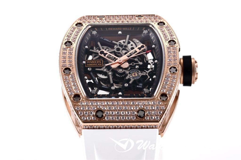 AAA Richard Mille RM035 Americas "American Bull" Orologi Replica Per Diamanti Diffuso Di Lusso CoMMemorativo-2