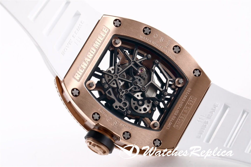 AAA Richard Mille RM035 Americas "American Bull" Orologi Replica Per Diamanti Diffuso Di Lusso CoMMemorativo-8