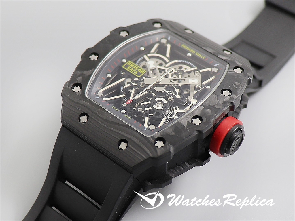 Richard Mille RM035 V3 Versione Aggiornata Dell'Originale Orologi Replica In Fibra Di Carbonio-2