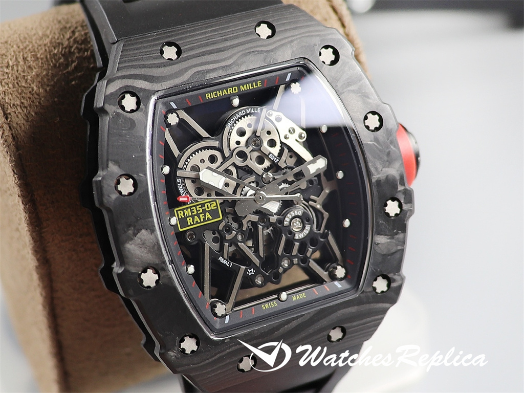 Richard Mille RM035 V3 Versione Aggiornata Dell'Originale Orologi Replica In Fibra Di Carbonio-3