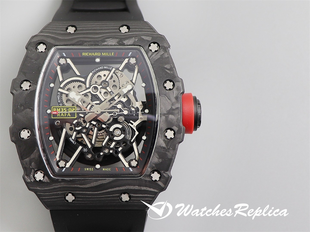Richard Mille RM035 V3 Versione Aggiornata Dell'Originale Orologi Replica In Fibra Di Carbonio-4
