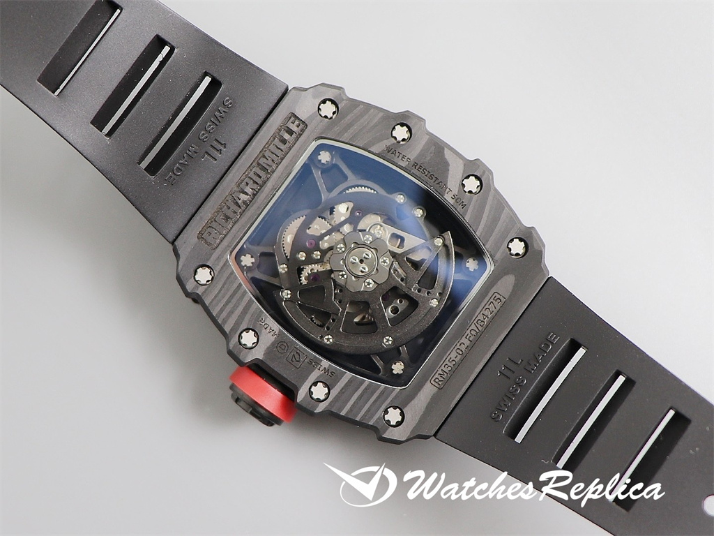 Richard Mille RM035 V3 Versione Aggiornata Dell'Originale Orologi Replica In Fibra Di Carbonio-7