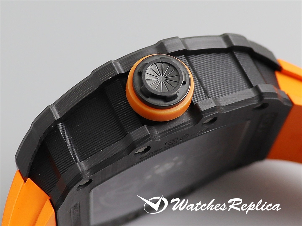 Perfect Top Richard Mille RM035 V3 Versione Aggiornata Dell'Orologi Replica In Fibra Di Carbonio Originale-5