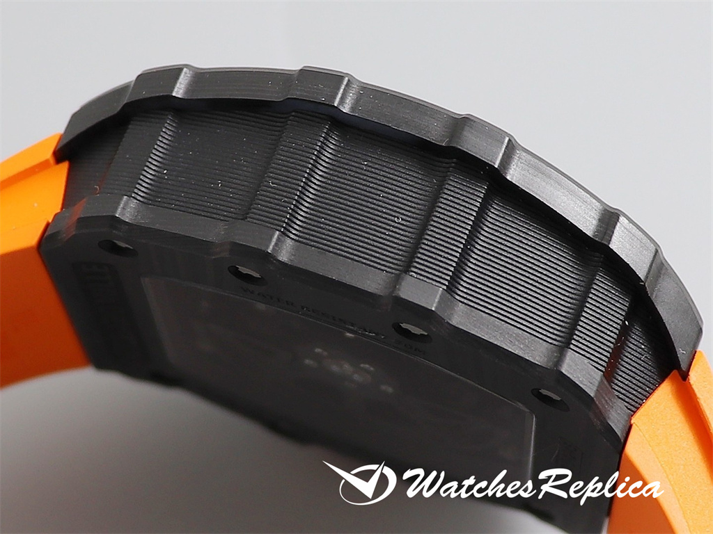Perfect Top Richard Mille RM035 V3 Versione Aggiornata Dell'Orologi Replica In Fibra Di Carbonio Originale-6