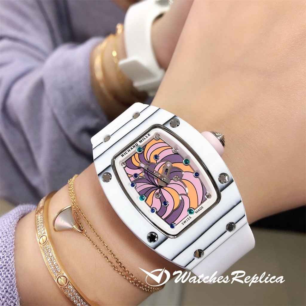 AAA Quality Richard Mille Enamel Marshmallow RM07-03 Cupcake Orologi Replica-4