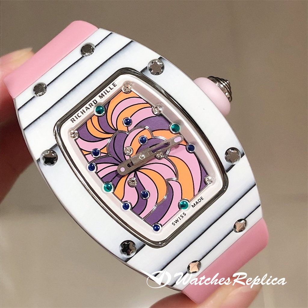 AAA Quality Richard Mille Enamel Marshmallow RM07-03 Cupcake Orologi Replica-6