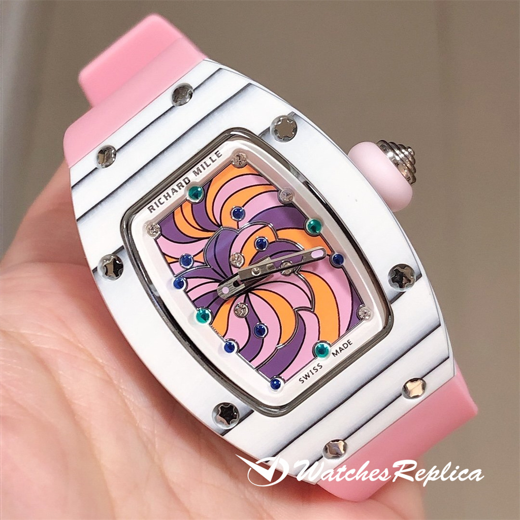 AAA Quality Richard Mille Enamel Marshmallow RM07-03 Cupcake Orologi Replica-8