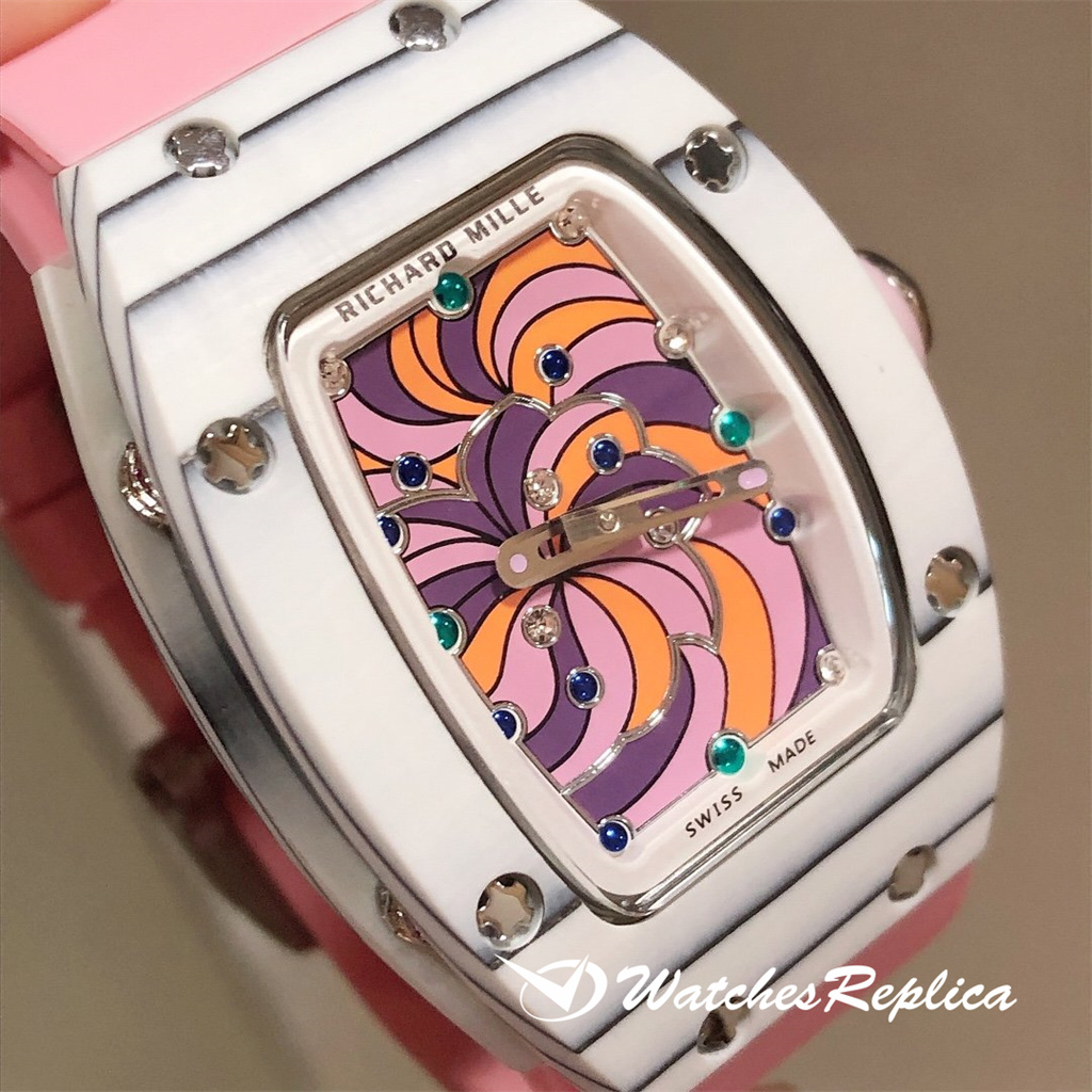 AAA Quality Richard Mille Enamel Marshmallow RM07-03 Cupcake Orologi Replica-9