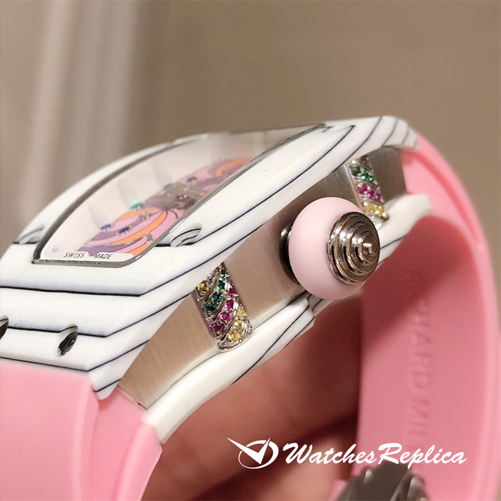 AAA Quality Richard Mille Enamel Marshmallow RM07-03 Cupcake Orologi Replica-10