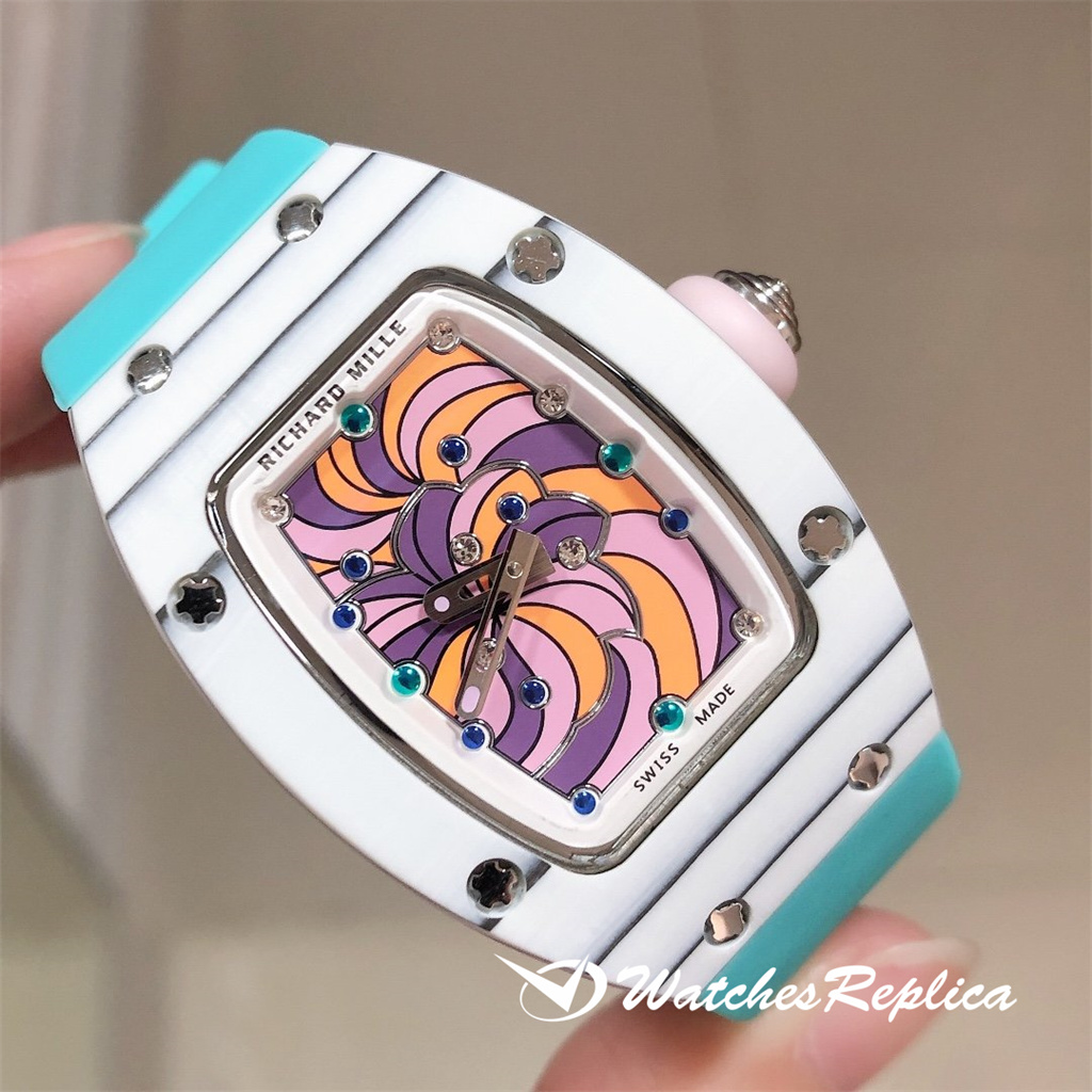 AAA Quality Richard Mille Enamel Marshmallow RM07-03 Cupcake Orologi Replica-13