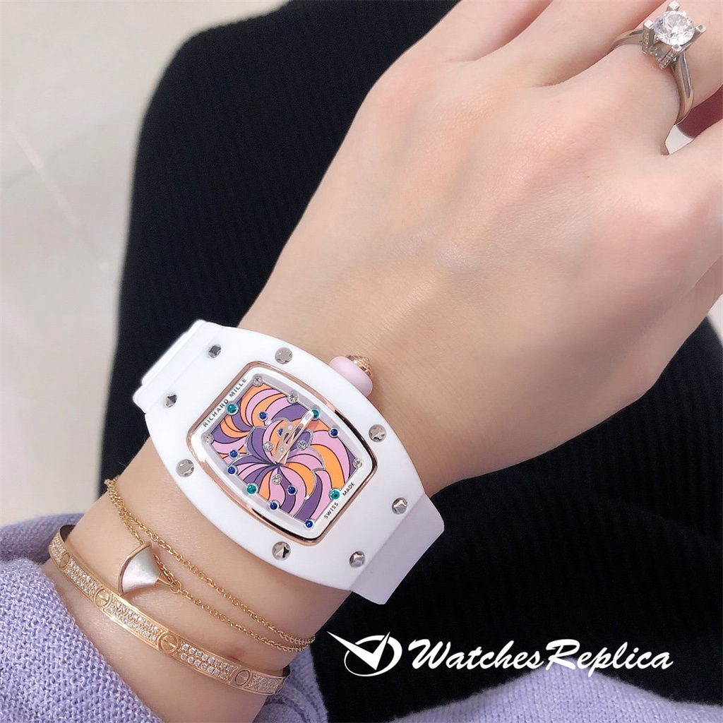 AAA Quality Richard Mille Enamel Marshmallow RM07-03 Cupcake Orologi Replica-17