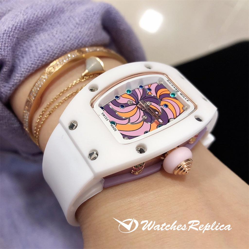 AAA Quality Richard Mille Enamel Marshmallow RM07-03 Cupcake Orologi Replica-18
