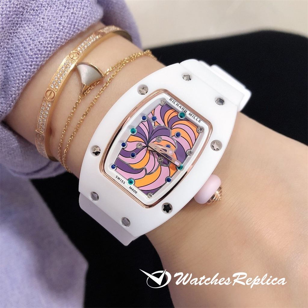 AAA Quality Richard Mille Enamel Marshmallow RM07-03 Cupcake Orologi Replica-19