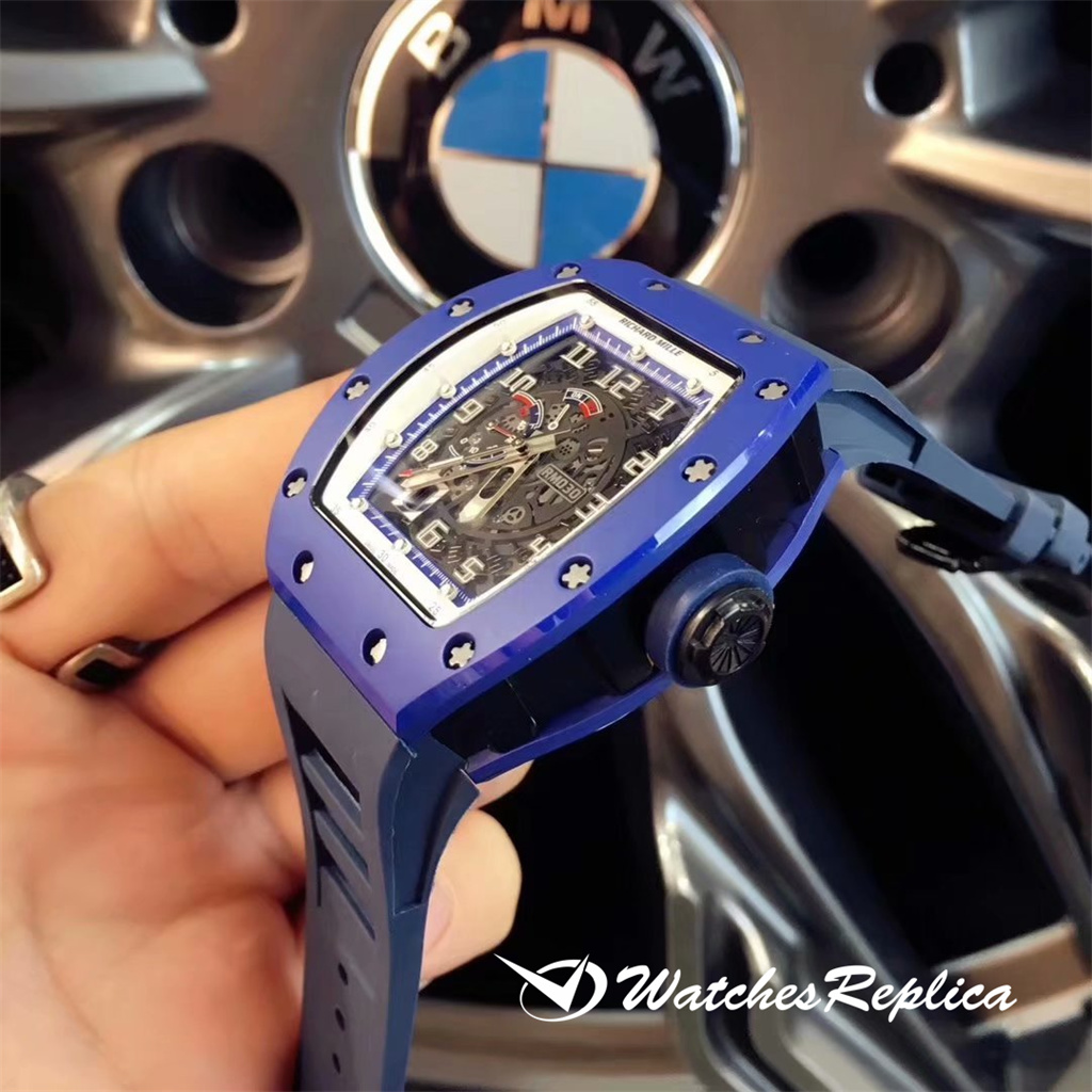 Richard Mille RM030 blu Ceramic Americas Special Edition Orologi Replica-7