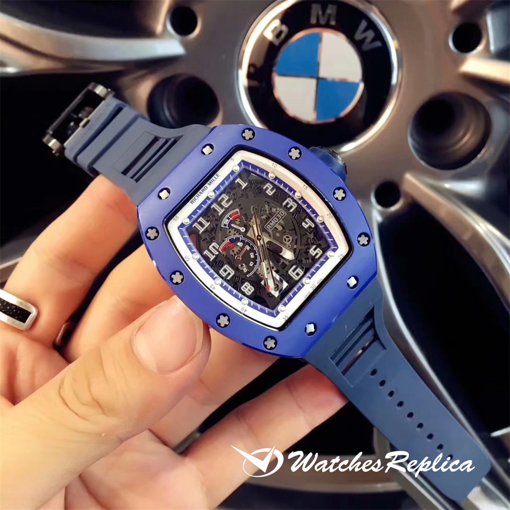 Richard Mille RM030 blu Ceramic Americas Special Edition Orologi Replica-6