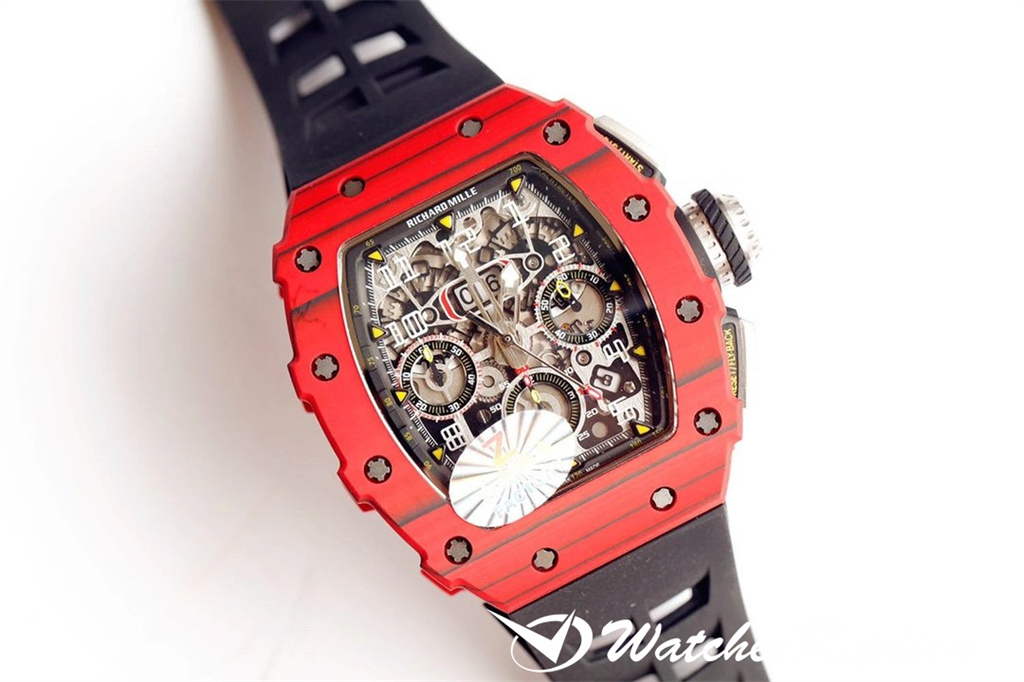 Richard Mille RM011 RM 011 Red Qtpt Orologi Replica-1