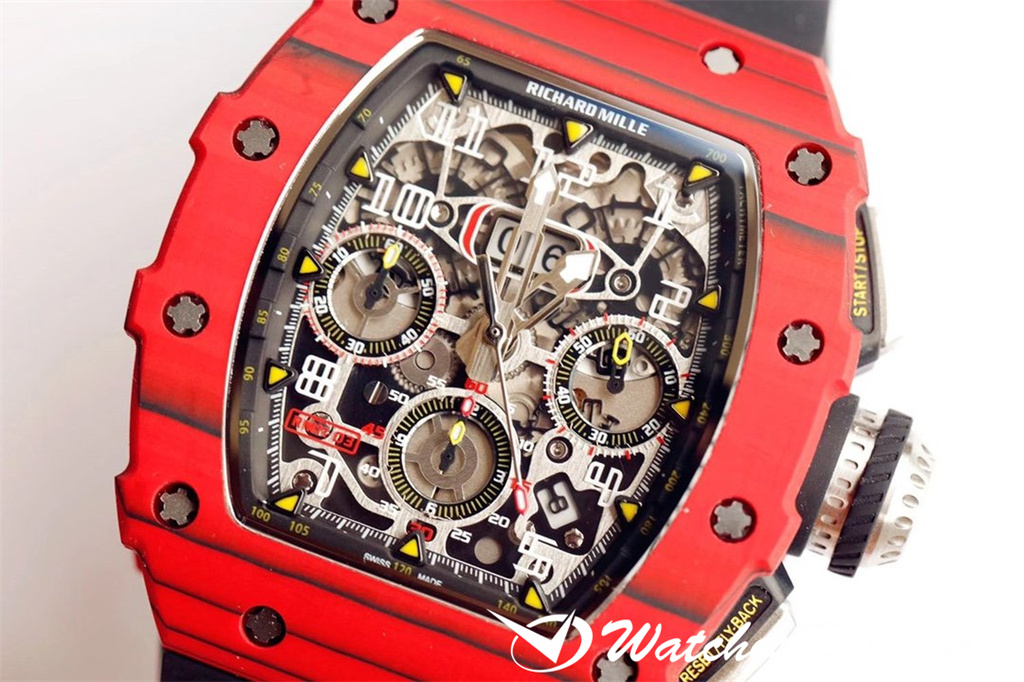 Richard Mille RM011 RM 011 Red Qtpt Orologi Replica-3