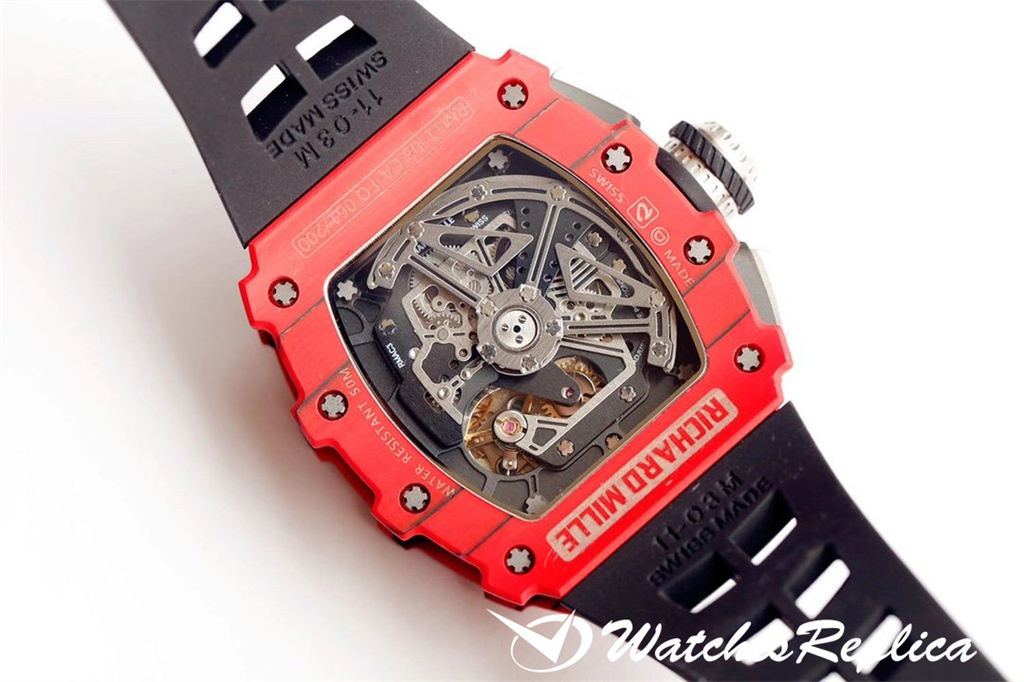Richard Mille RM011 RM 011 Red Qtpt Orologi Replica-6