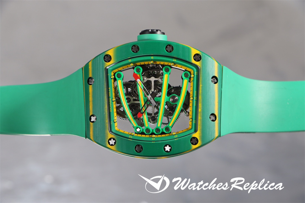 Migliore Richard Mille RM59-01 Tourbillon Green Lizard Orologi Replica-1