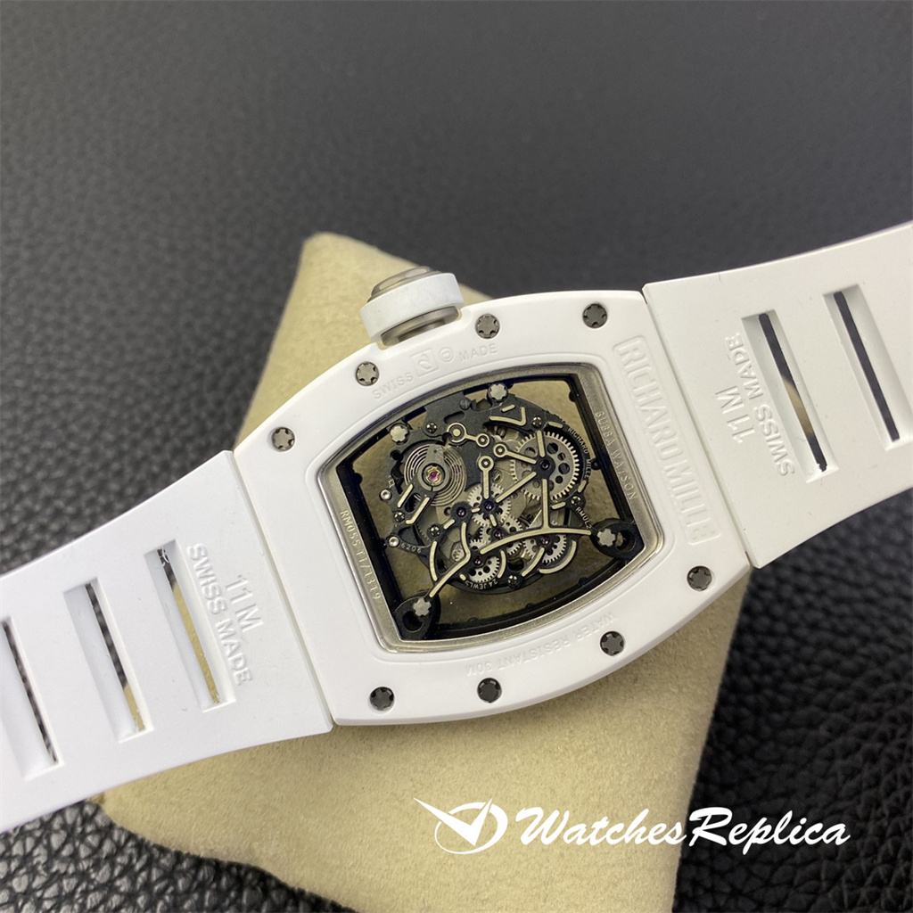 Richard Mille RM055 bianco Ceramic Series-6