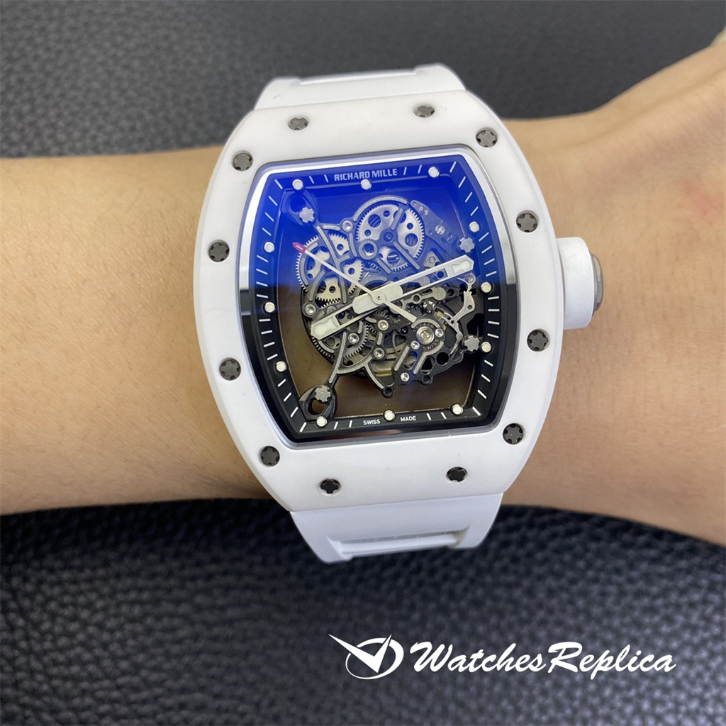 Richard Mille RM055 bianco Ceramic Series-9