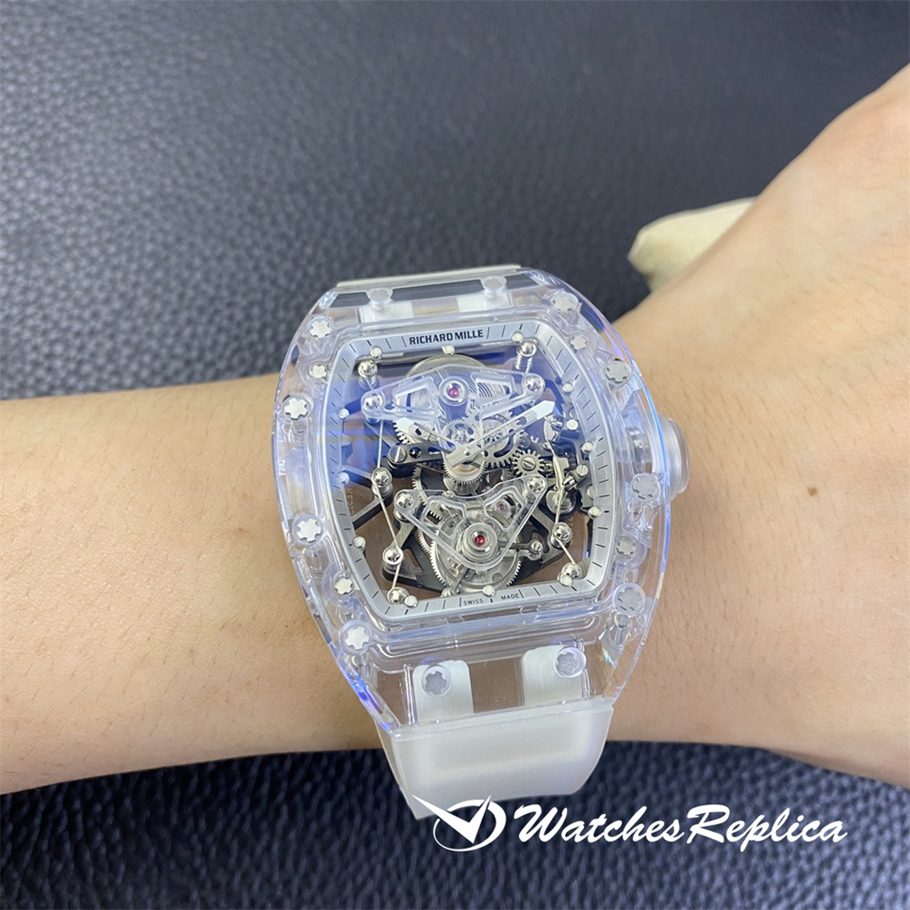 Migliore Richard Miller RM056-02 Sapphire Crystal Tourbillon Orologi Replica-9