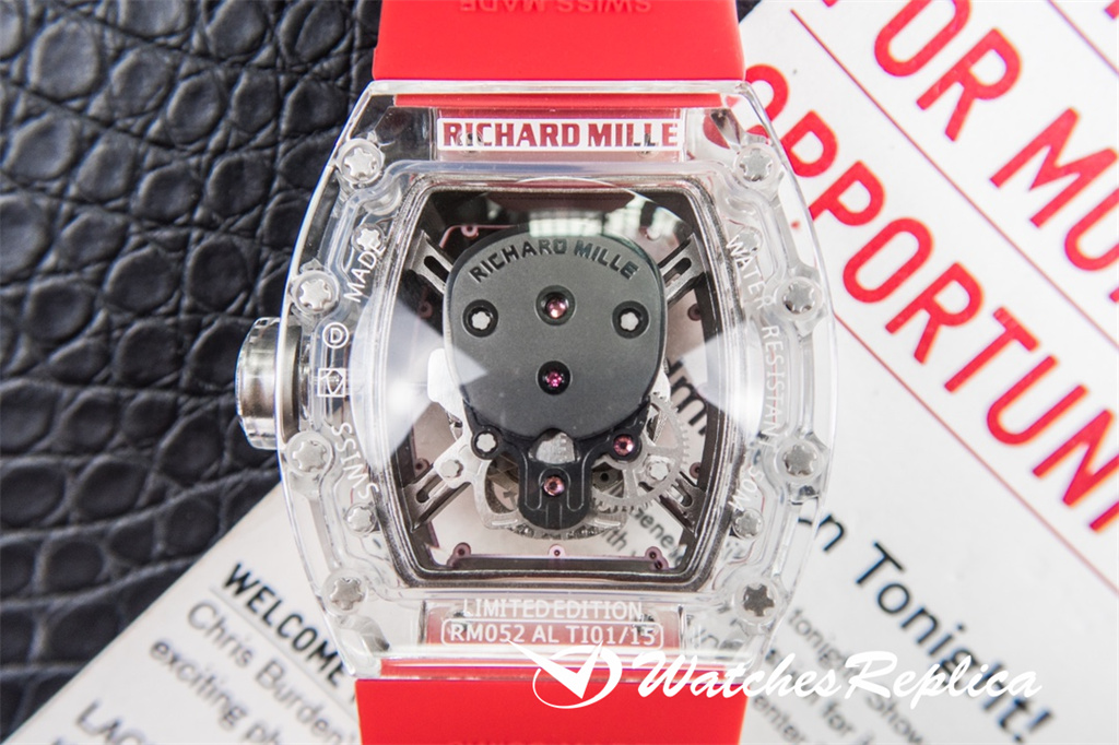 AAA Richard Mille RM052 Scrità Serie Crystal Series Transparent Crystal-7