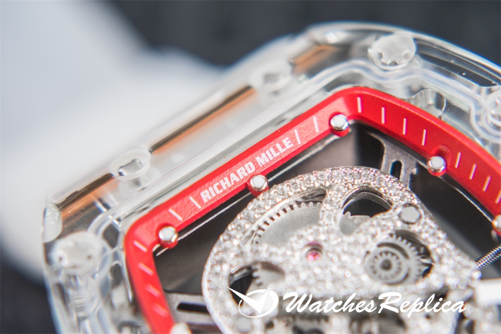 Richard Mille RM052 Cesto Skull Serie Crystal Series Trasparente-3