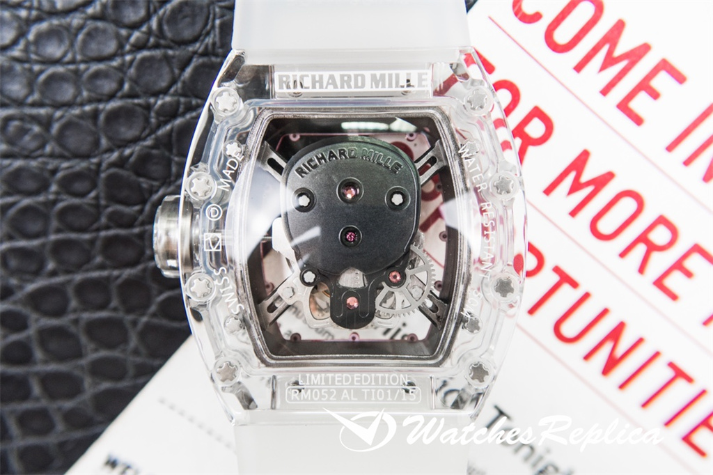 Richard Mille RM052 Cesto Skull Serie Crystal Series Trasparente-7
