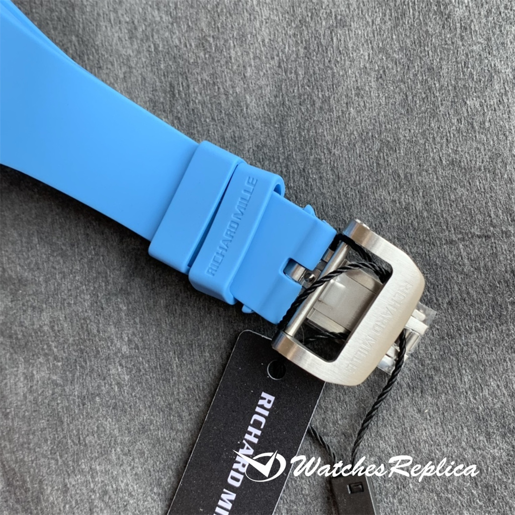 Richard Mille RM053-02 Orologi Replica Crystal Series Trasparente Tourbillon-6