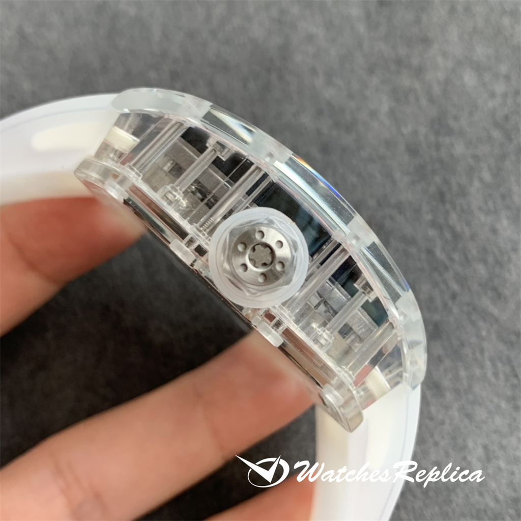Richard Mille RM053-02 Orologi Replica Crystal Series Trasparente Tourbillon-3