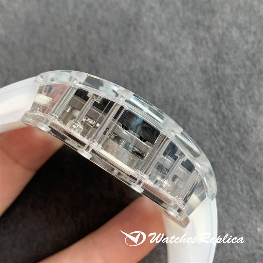 Richard Mille RM053-02 Orologi Replica Crystal Series Trasparente Tourbillon-4