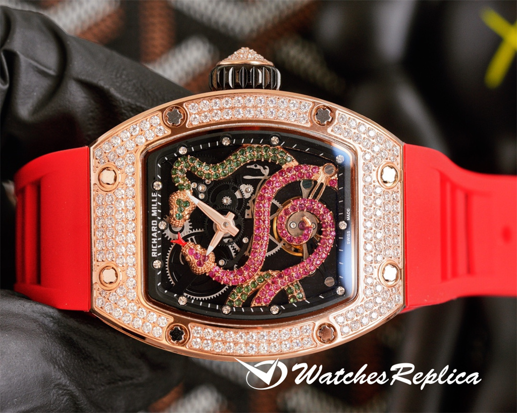 Orologi Replica Da Gioiello Richard Mille RM26-01 A Buon Mercato-4