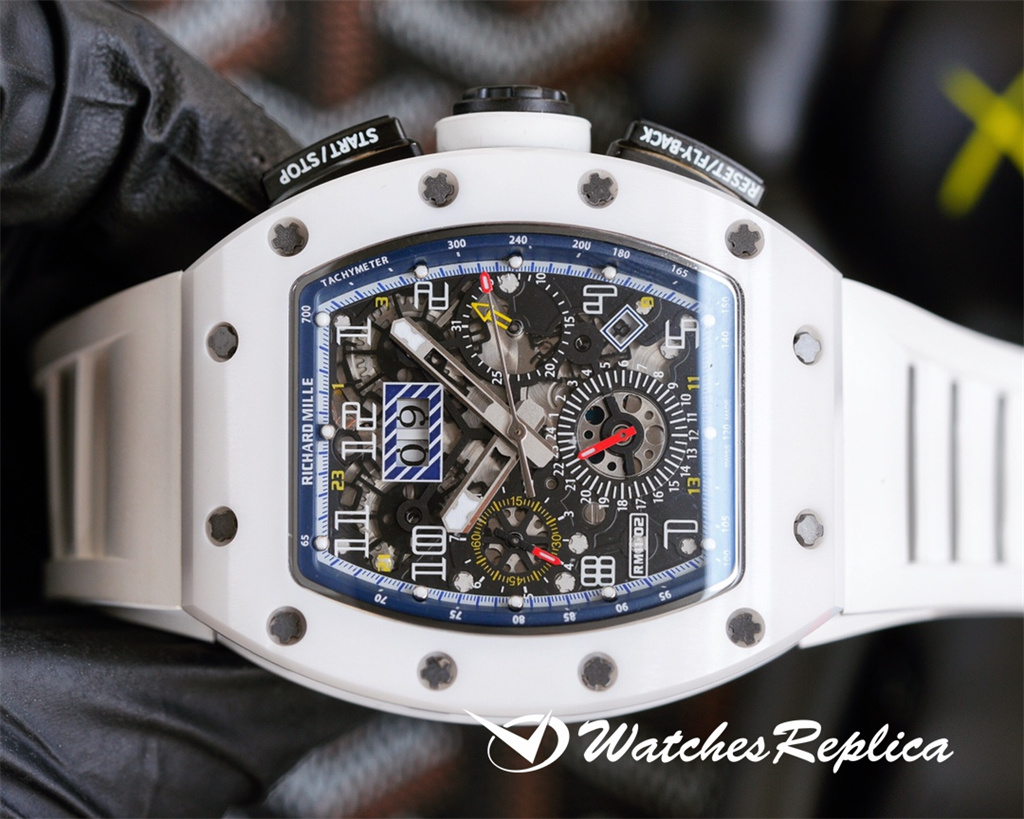 Richard Mille RM11-03 Serie Di Fibre Di Carbonio Cronografo-4
