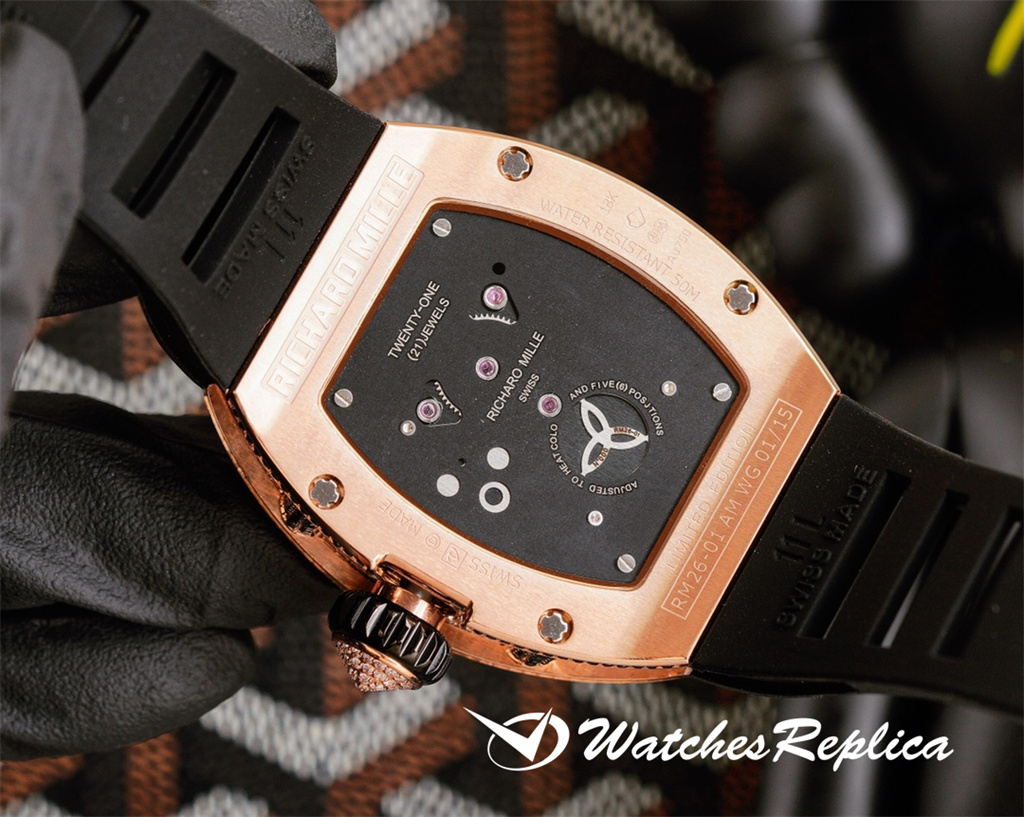 AAA Quality Richard Mille RM 26-01 National Treasure Panda Gioielli Orologi Replica-8