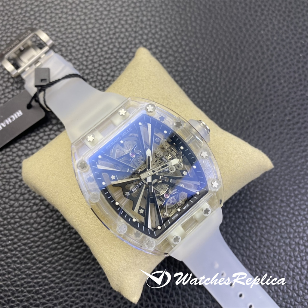 Richard Mille RM12-01 Tourbillon Sapphire Transparent Edition Orologi Replica-1