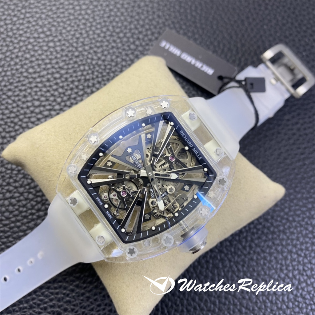 Richard Mille RM12-01 Tourbillon Sapphire Transparent Edition Orologi Replica-2
